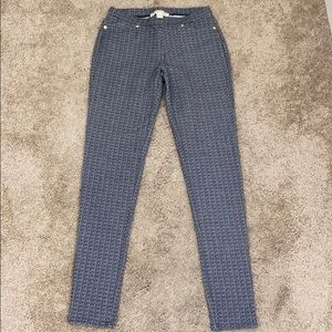 Michael Kors black/white skinny legging